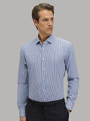 Shirt man xacus stripe poplin blue_3