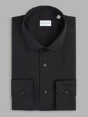 Shirt man xacus solid colour poplin black_1