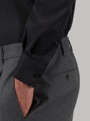 Shirt man xacus solid colour poplin black_5