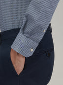 Shirt man xacus pattern poplin dark blue_5