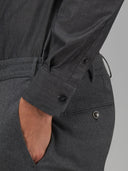 Shirt man xacus solid colour twill dark grey_5