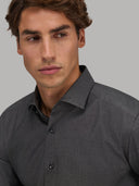 Shirt man xacus solid colour twill dark grey_7