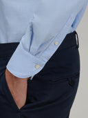 Shirt man xacus solid colour oxford sky blue_5