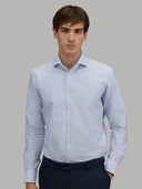 Shirt man xacus stripe oxford blue_3