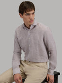 Shirt man xacus stripe linen brown_7