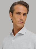 Shirt man xacus solid colour twill grey melange_7