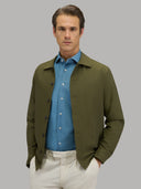 Shirt man xacus solid colour canvas blue jeans_7