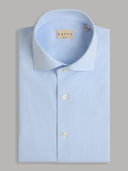 Shirt man xacus solid colour leno fabric light blue_1