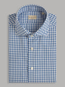Shirt man xacus check canvas blue_1