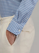 Shirt man xacus check canvas blue_5
