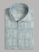 Shirt man xacus pattern muslin dark blue_1