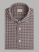 Shirt man xacus check twill green-red_1