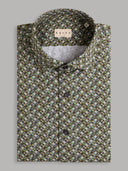 Shirt man xacus pattern textured green_1