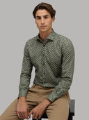 Shirt man xacus pattern textured green_7