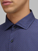 Shirt man xacus pattern poplin blue_2