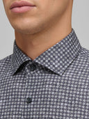 Shirt man xacus pattern poplin dark grey_2