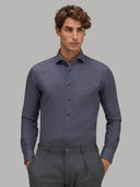 Shirt man xacus pattern twill blue_3