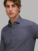 Shirt man xacus pattern twill blue_7