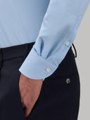 Shirt man xacus solid colour oxford sky blue_5