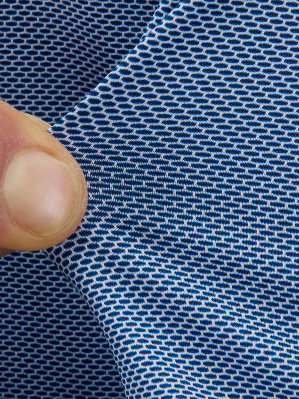 Shirt Collar Small Cutaway Solid Colour Twill Blue