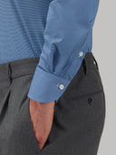 Shirt man xacus solid colour textured blue_5