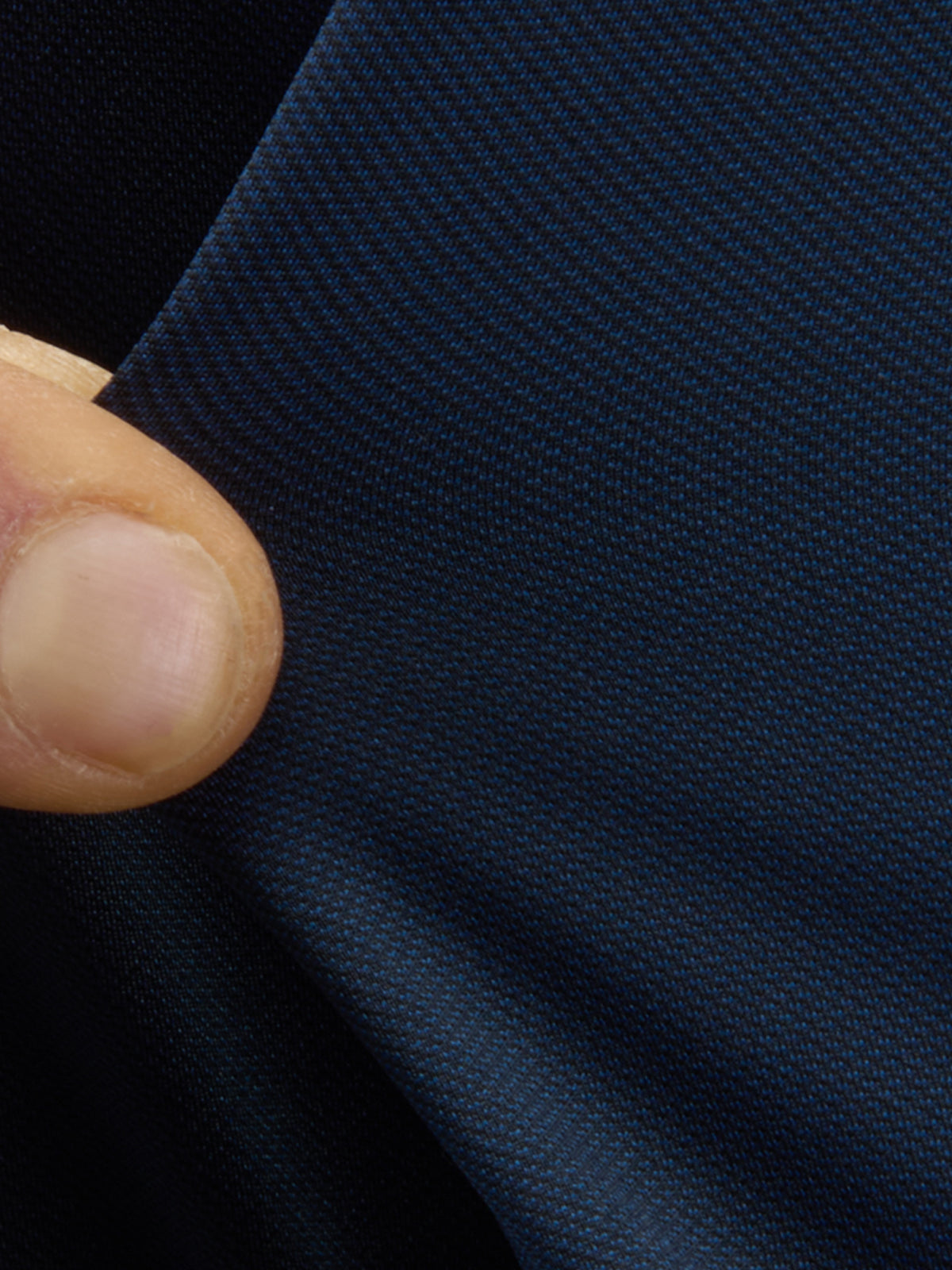 Shirt Collar Small Cutaway Solid Colour Twill Navy Blue