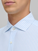 Shirt man xacus stripe oxford light blue_2