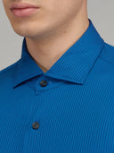 Shirt man xacus solid colour seersucker blue royal_2