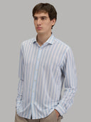 Shirt man xacus stripe textured light blue_6