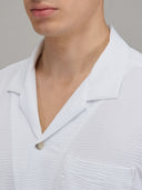 Shirt man xacus solid colour seersucker white_2