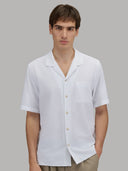 Shirt man xacus solid colour seersucker white_3