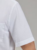 Shirt man xacus solid colour seersucker white_5