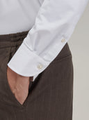 Shirt man xacus solid colour twill white_5