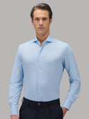 Shirt man xacus solid colour oxford sky blue_3