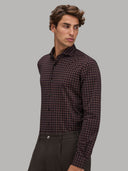 Shirt man xacus stripe twill dark red_6