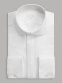 Shirt man xacus solid colour twill white_1