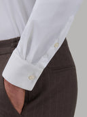 Shirt man xacus solid colour twill white_5