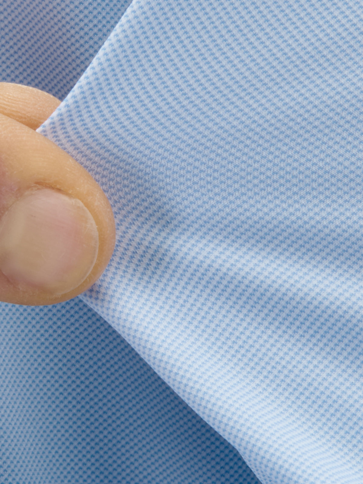 Shirt Collar Small Cutaway Solid Colour Twill Sky Blue