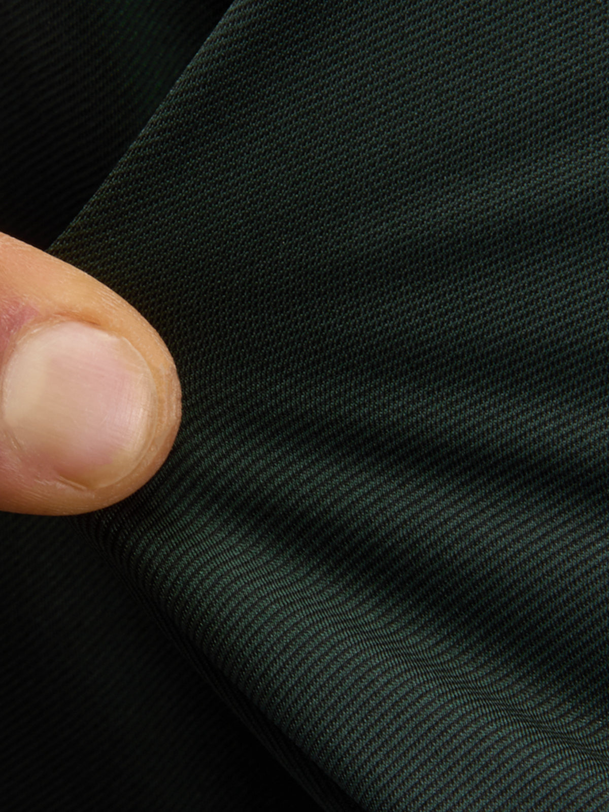 Shirt Collar Small Cutaway Solid Colour Twill Dark Green