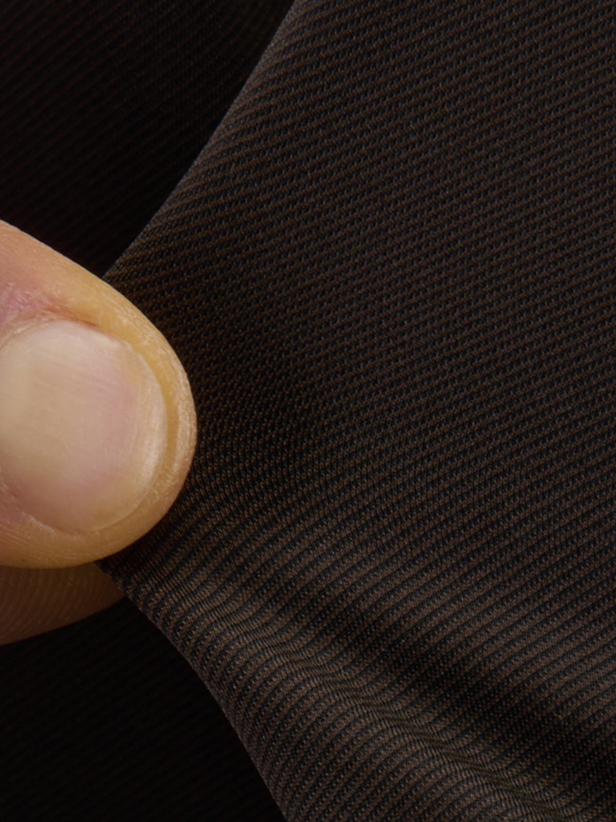 Chemise Col Français Petit Unie Twill Marron