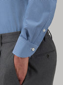 Shirt man xacus solid colour textured blue_5