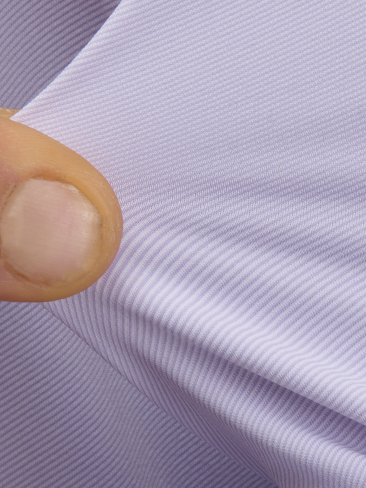 Hemd Kragen Haifisch Klein Uni Webstoff Lila