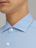 Shirt man xacus pattern textured blue_2