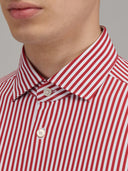 Shirt man xacus stripe textured fire red_2