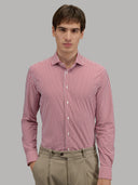 Shirt man xacus stripe textured fire red_3