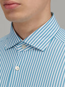 Shirt man xacus stripe textured sea green_2