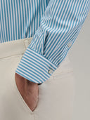 Shirt man xacus stripe textured sea green_5