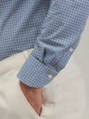 Shirt man xacus pattern textured light blue_5