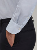 Shirt man xacus solid colour textured light blue_5