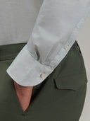 Shirt man xacus solid colour textured green_5